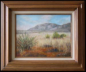 South of Tucson is an traditional landscape oil painting by Louise Steinbach.